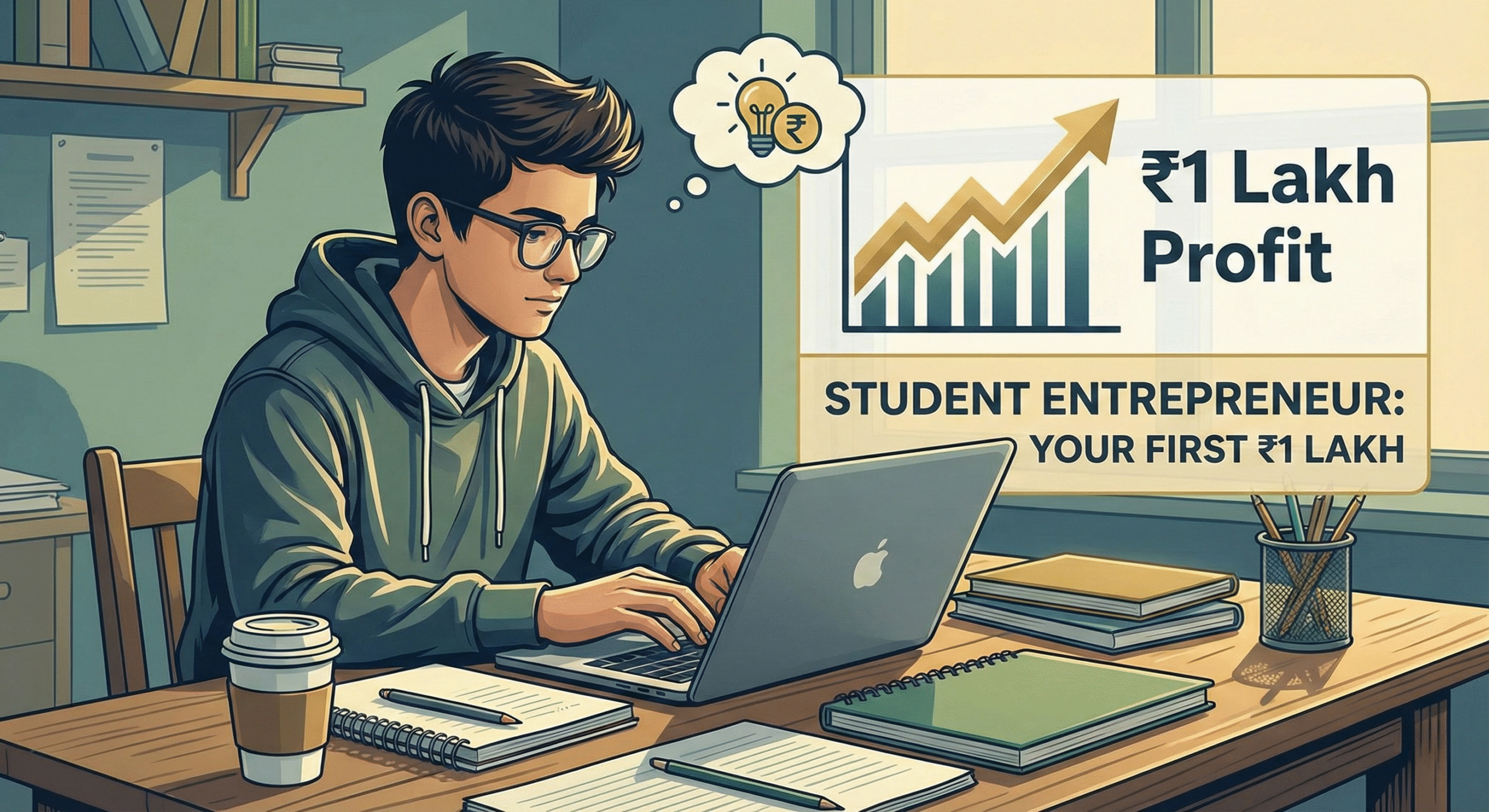 Earn 1 Lakh rupees profit as student