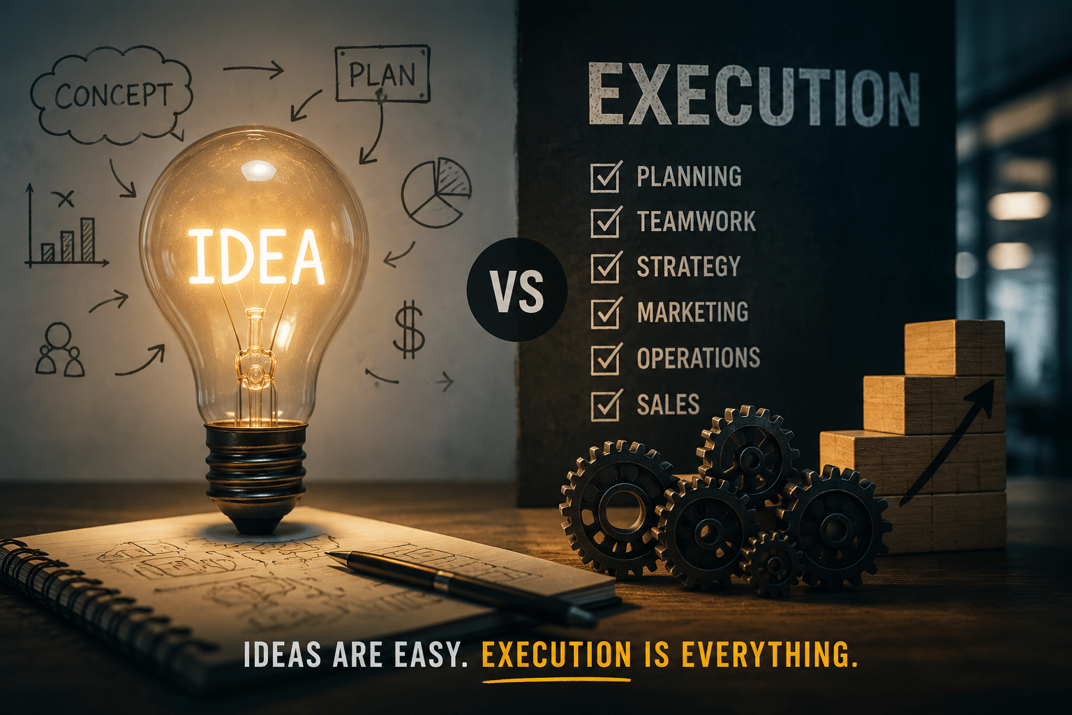 Business Idea vs Business Execution: What Wins
