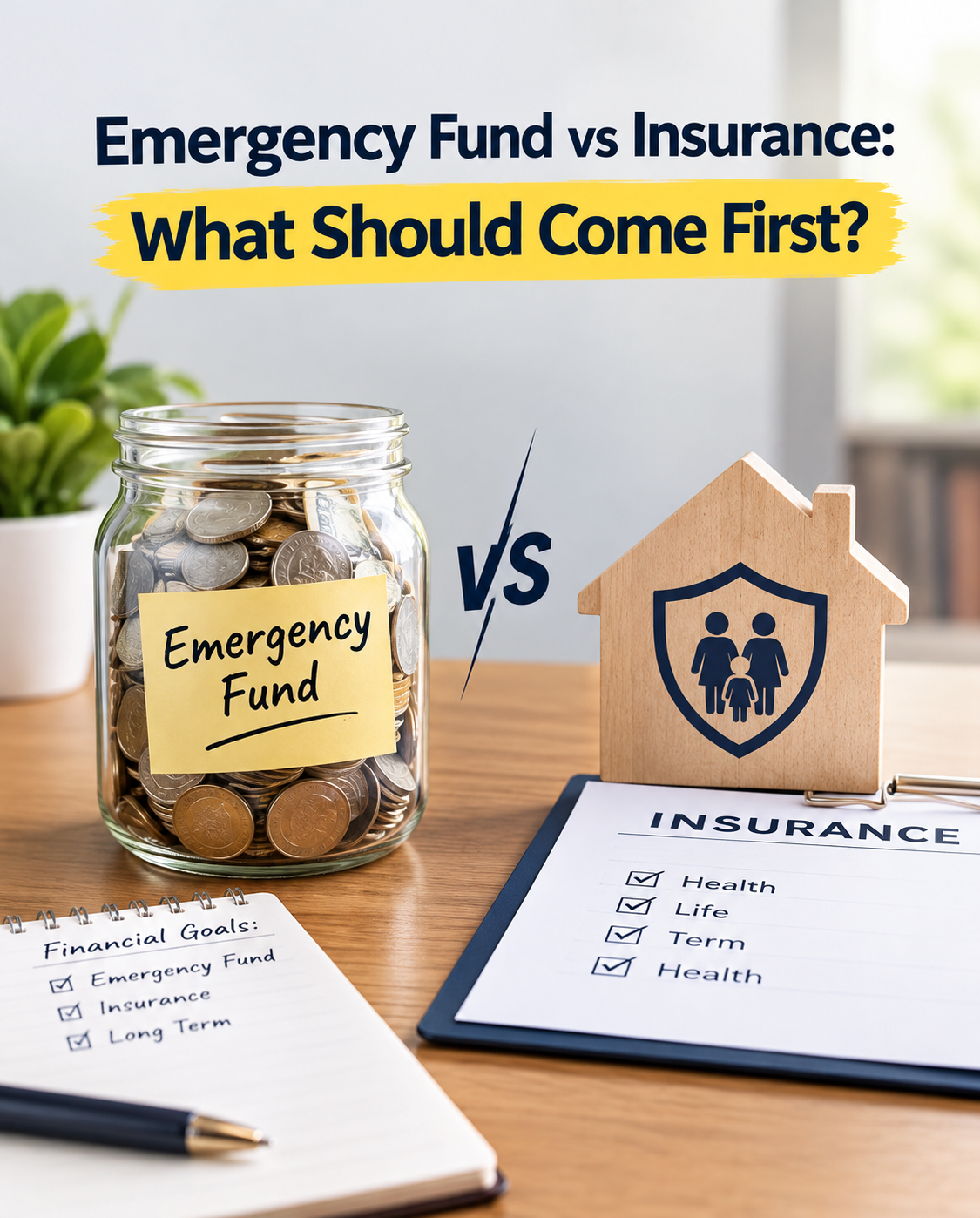 Emergency Fund vs Insurance: What Should Come First