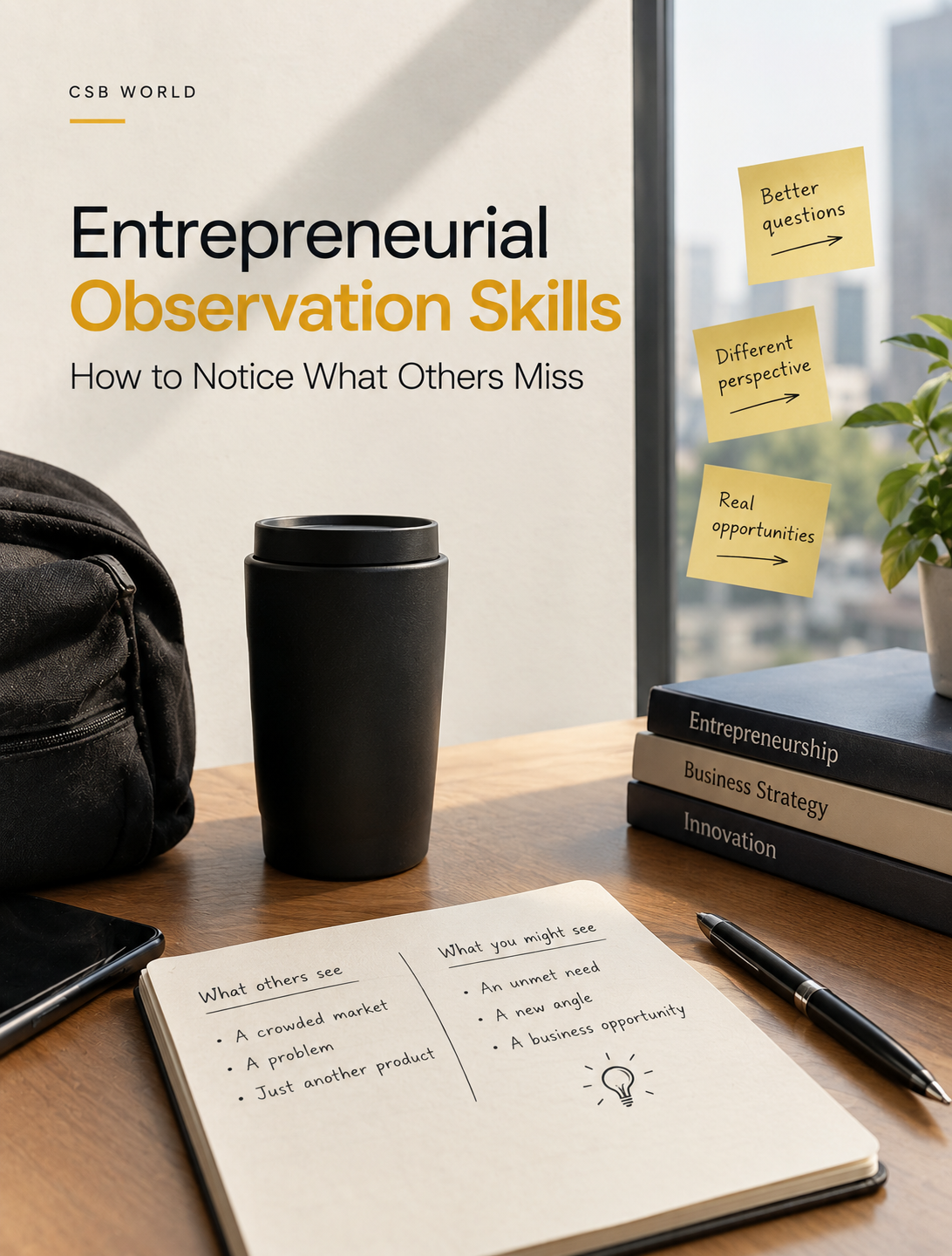 Entrepreneurial Observation Skills: How to Notice What Others Miss