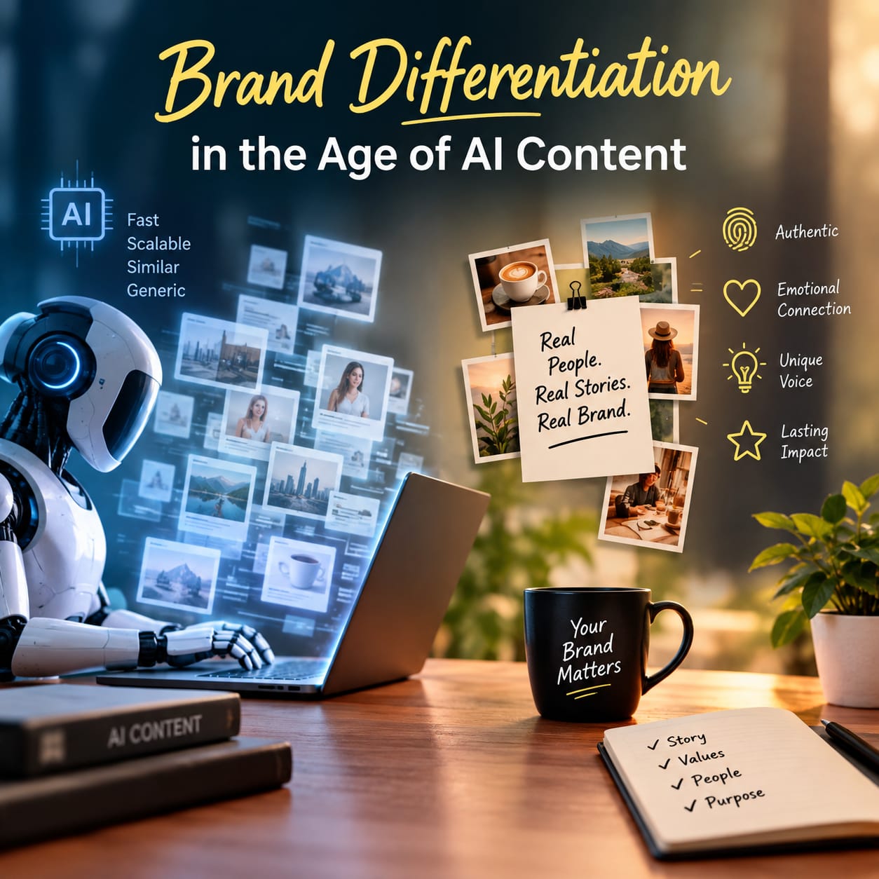 Brand Differentiation in the Age of AI Content